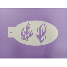 Medium  stencil  - ML005 Vlammen