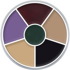 Kryolan - CREAM COLOR CIRCLE - BLACK EYE 