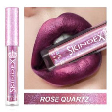 SKINDEX Metallic Long Lasting Lipgloss Nr 02  ROSE QUARTZ (tijdelijk met 15 wegwerp lip applicators)