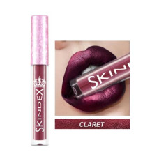  SKINDEX Metallic Long Lasting Lipgloss Nr 09  CLARET (tijdelijk met 15 wegwerp lip applicators)