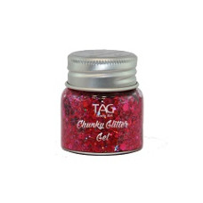 Tag Chunky Glitter Gel - Plum - 20 gr