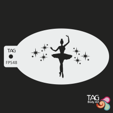 TAG - medium stencil - BALLERINA 