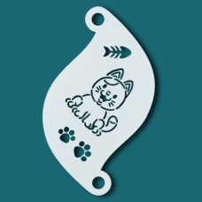 Medium  stencil - CUTE CAT - Superstar