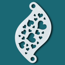 Medium  stencil - HEARTS - Superstar