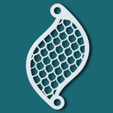 Medium  stencil - SCALES - Superstar