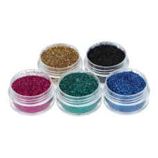 Superstar tattoo glitter set 5 potjes FESTIVE