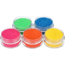 Superstar tattoo glitter set 5 potjes UV / FLUOR