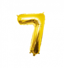 Folie ballon - GOUD - 86 cm - Cijfer 7