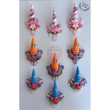 Tika Fancy Bling  - UNICORN ROZE/ORANJE/BLAUW - Bling Clusters