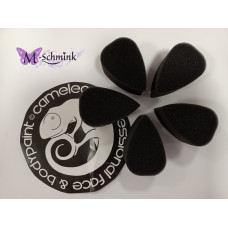                                                          ACTIE Cameleon   Petal Spons ZWART (5 stuks)