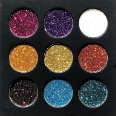 SKINDEX Pressed GLITTER palet NUMMER 6 - glitters