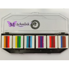      Cameleon Colorblock-palet FLUTTER  by KELLY DE JONGHE 6x 10 gr.