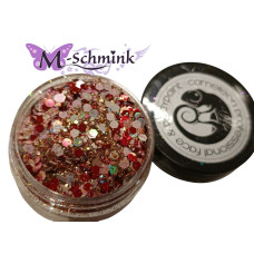 Cameleon Chunky glitter ROYAL RED (goud met rood)