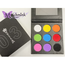 SKINDEX Pressed powder palet NUMMER 3 - felle kleuren