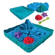 Kinetic Sand Box 454gr BLAUW (goedgekeurd)
