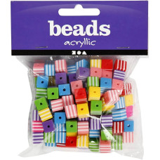 Kralen  - MULTI MIX engels dropje - 80 gr ( ca. 135 stuks)  (incl. elastiekje)