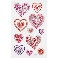 Diamant Stickervel Hart