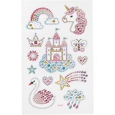 Diamond Stickervel Unicorn / Eenhoorn