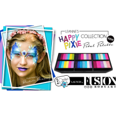 FUSION LEANNE'S HAPPY PIXIE PETAL PALETTE splitcake palet (6 x 25 gr.) Lees omschrijving