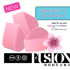                                        ACTIE FUSION Petal sponsjes ROZE 3 stuks 