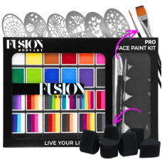 Fusion PRO Face Paint Kit - complete set voor starters