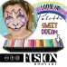 FUSION   LODIE UP CUTE PASTEL RAINBOW PALETTE splitcake palet (6 x 10 gr.)