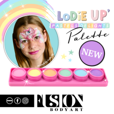 FUSION    ELODIE'S PASTEL DELIGHTS palet 6 x 4 gr.