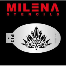MILENA stencil Ice Crown- P13