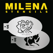 MILENA stencil Cartoon Dragon - D9