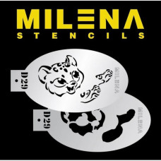MILENA stencil  Spotted Cub - D29