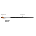 Fusion Body Art penseel - Angle 1/2 inch