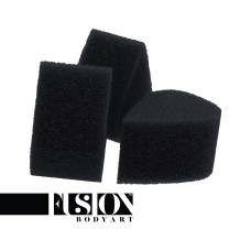                                        ACTIE FUSION Petal sponsjes ZWART 3 stuks LARGE