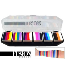 FUSION RAINBOW SPLASH splitcake palet (6 x 10 gr.)