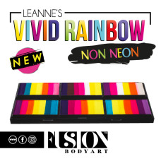 FUSION  LEANNE'S  VIVID RAINBOW PETAL PALETTE