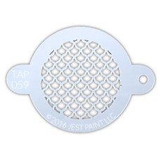 Tap stencil Fish Scales  (059)
