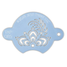 Tap stencil Henna Fancy Flower Centerpiece (085)
