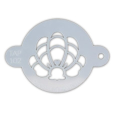 Tap stencil  Mermaid Crown Clam Shell  (102)