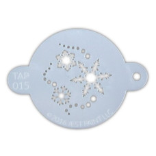 Tap stencil Snowflakes  (015)