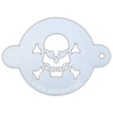 Tap stencil  Skull with Crossbones (044)