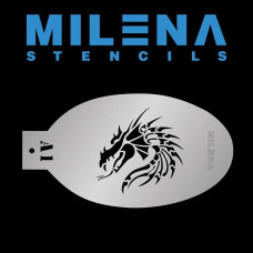 MILENA stencil DRAGON HEAD - A1