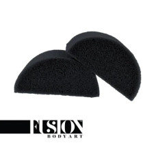 ACTIE FUSION Spons (2 x halve spons) ZWART