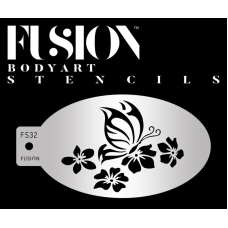 Fusion Medium stencil  - Butterfly Flutter FS32