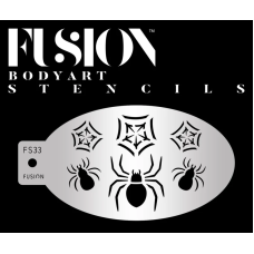 Fusion Medium stencil  - Crawing Spider & Web FS33