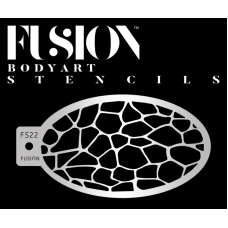 Fusion Medium stencil  - Dragon Scales  FS22