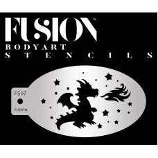 Fusion Medium stencil  - Mystic Dragon FS07