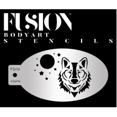 Fusion Medium stencil  - Mythical Wolf  FS09
