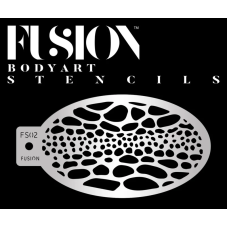 Fusion Medium stencil  - Spot Animal Print FS02
