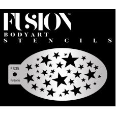 Fusion Medium stencil  - Star Cluster FS35