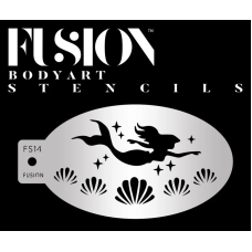 Fusion Medium stencil  - Swimming Mermaid FS14