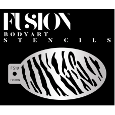 Fusion Medium stencil  - Tiger Stripes FS19